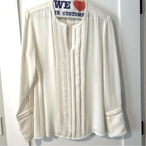 Banana Republic Ecru Blouse L